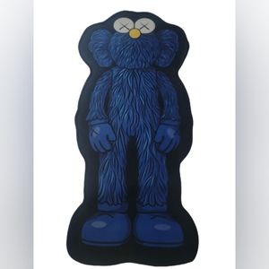 KAWS sesame street collab throw rug